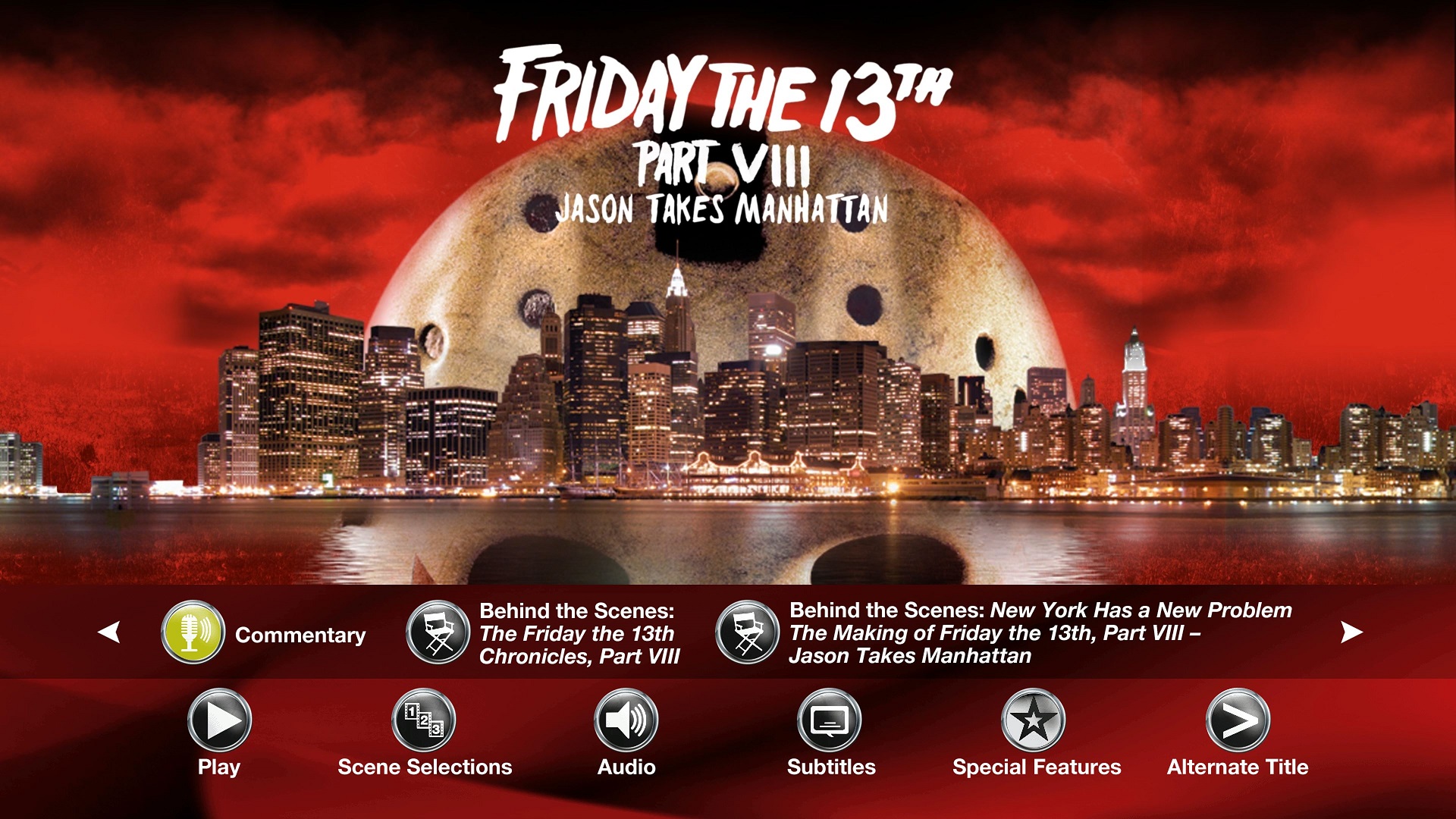 friday the 13th part 8 dvd