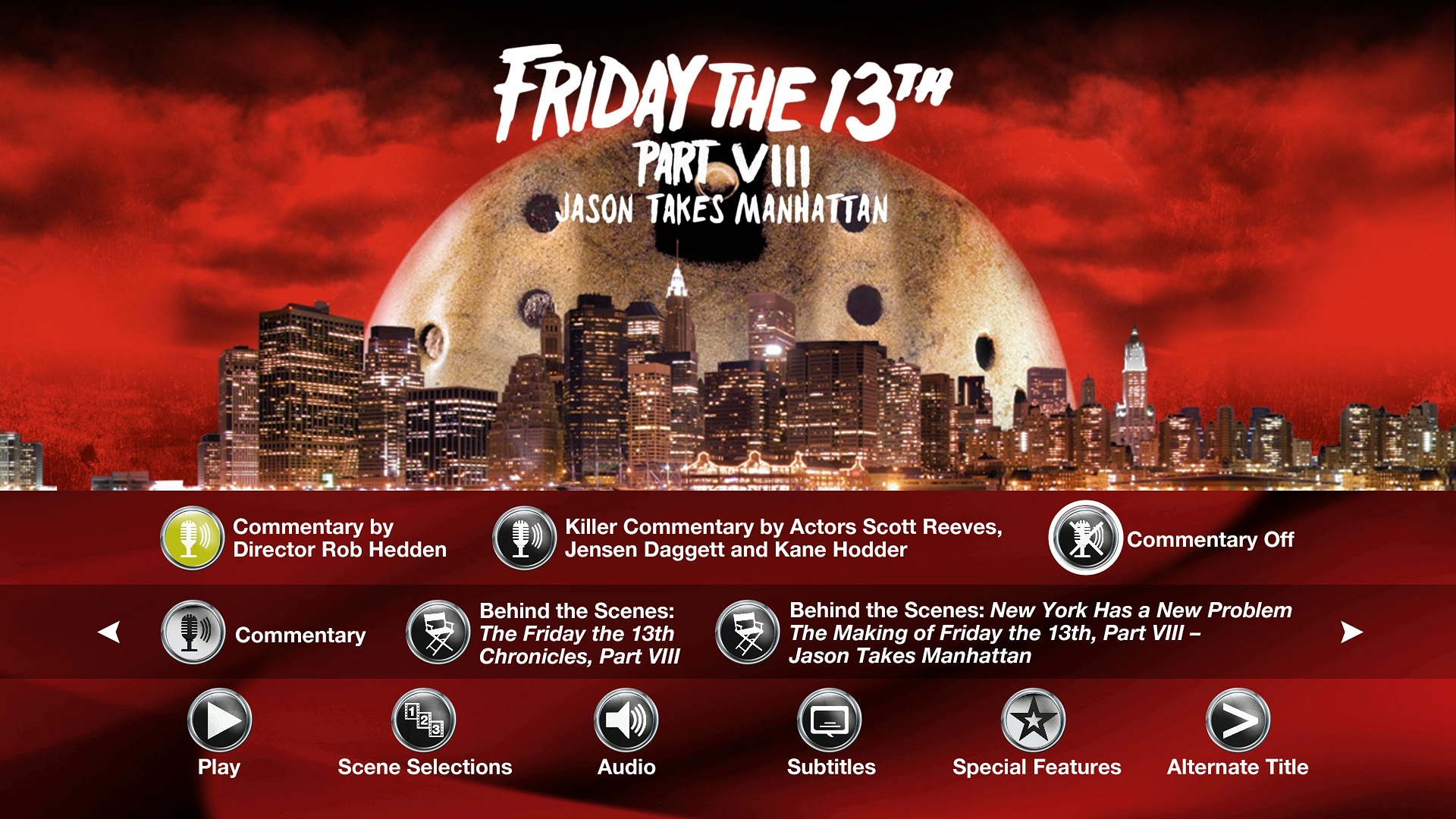 FRIDAY THE 13th PART VIII – JASON TAKES MANHATTAN: LIMITED EDITION