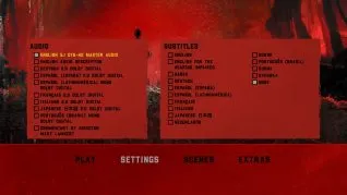 Pet Sematary 4K Setup Menu
