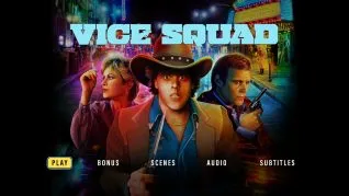 Vice Squad Blu-ray menu