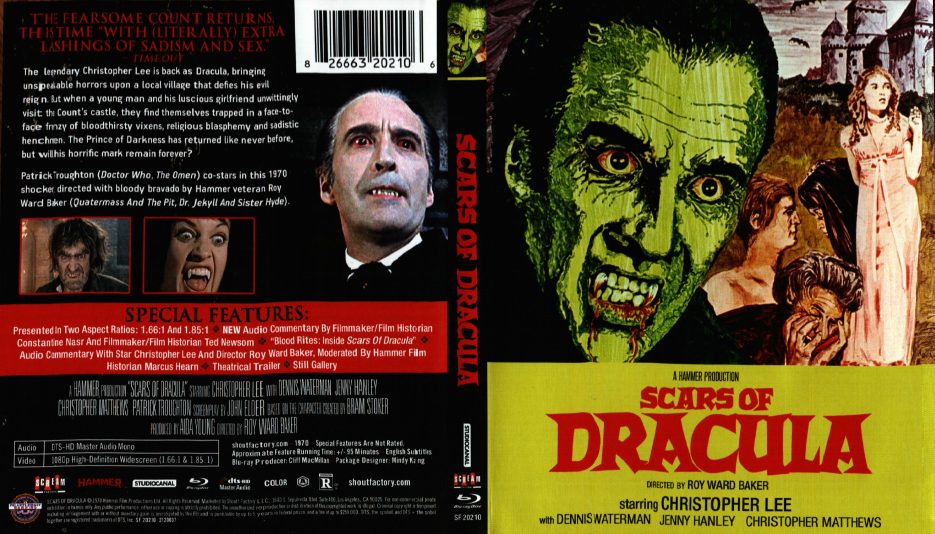 Scars of Dracula front cover