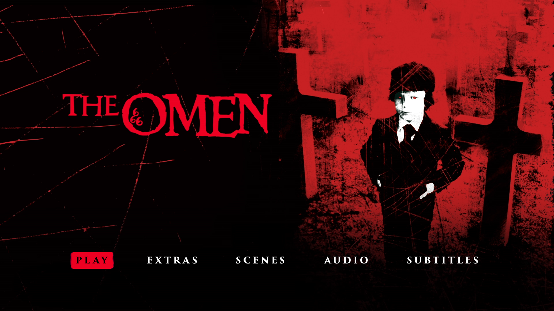 The Omen Blu-ray menu