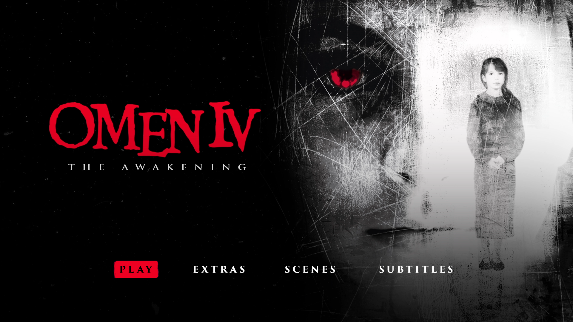 Omen IV: The Awakening Blu-ray menu
