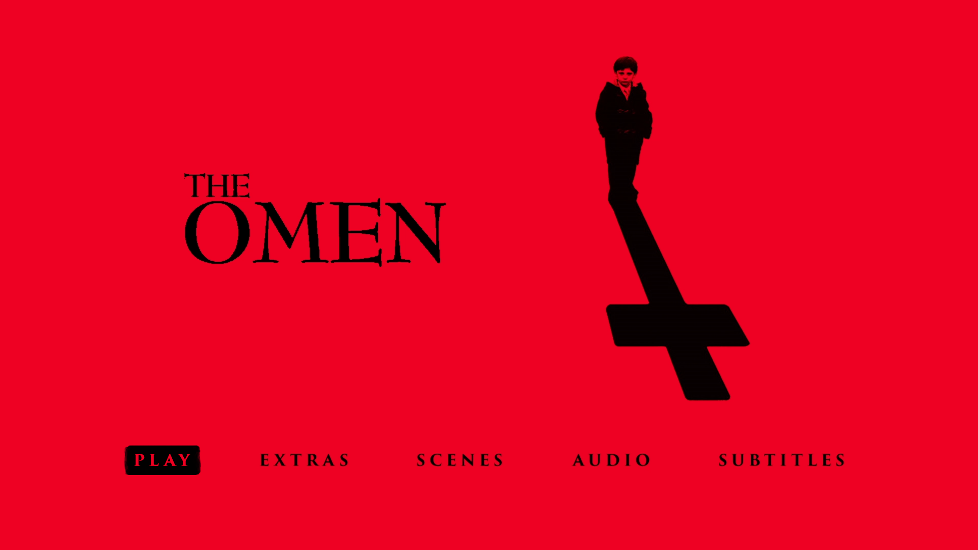 The Omen 2006 Blu-ray menu