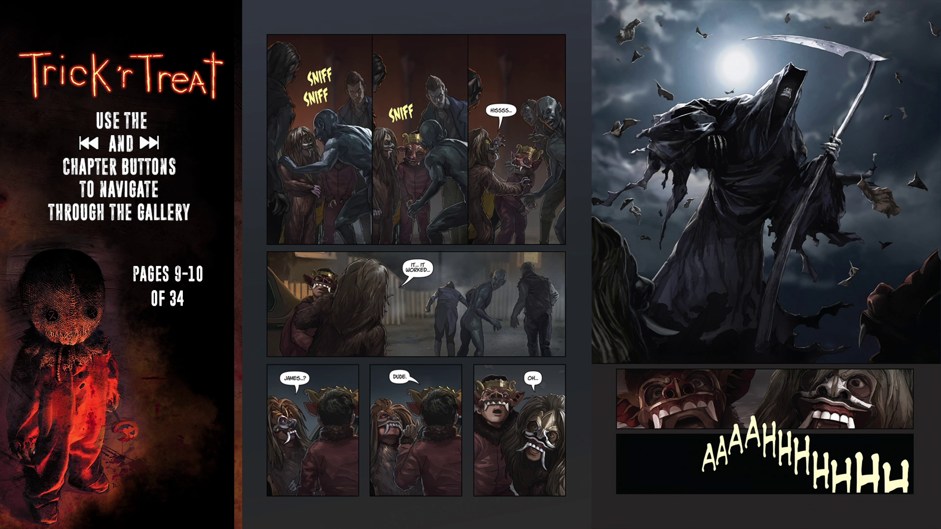 Trick 'R Treat Monster Mash graphic novel story