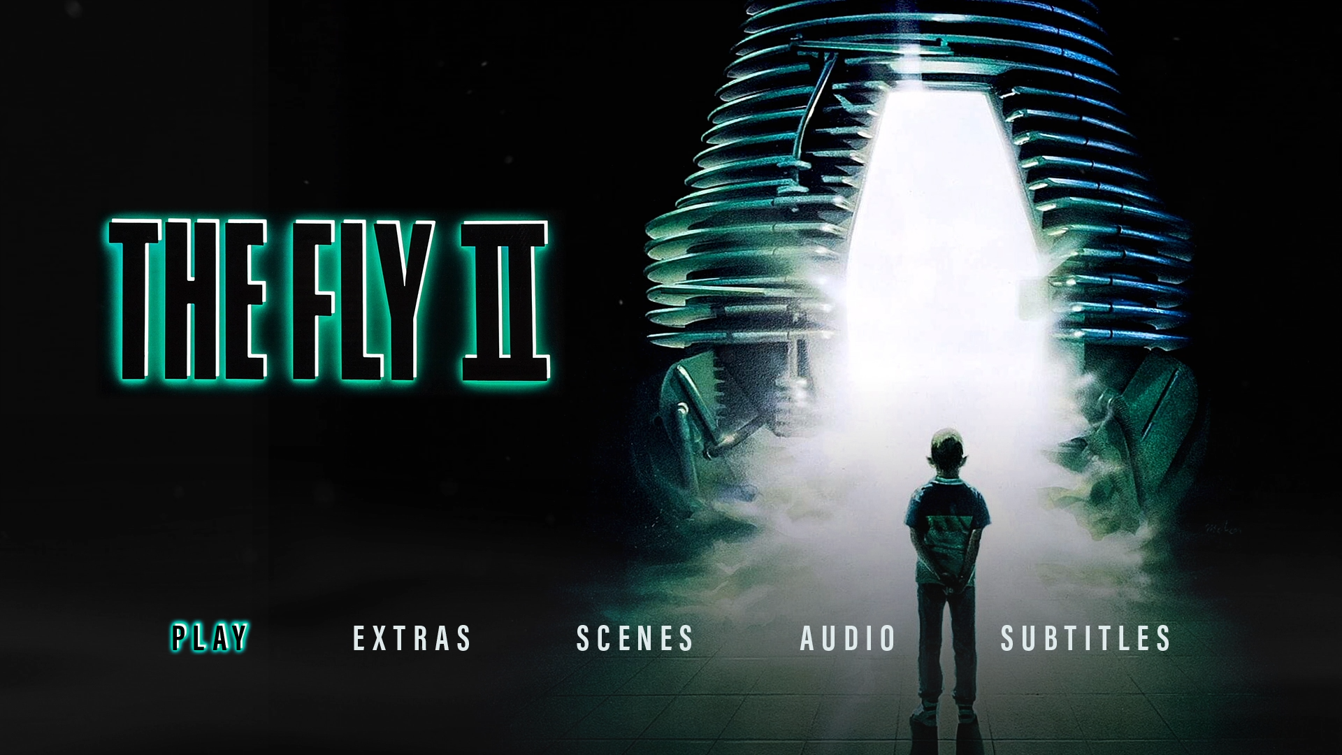 The Fly II Blu-ray menu