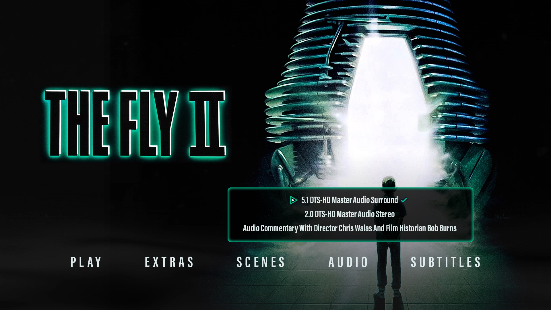 The Fly II audio menu