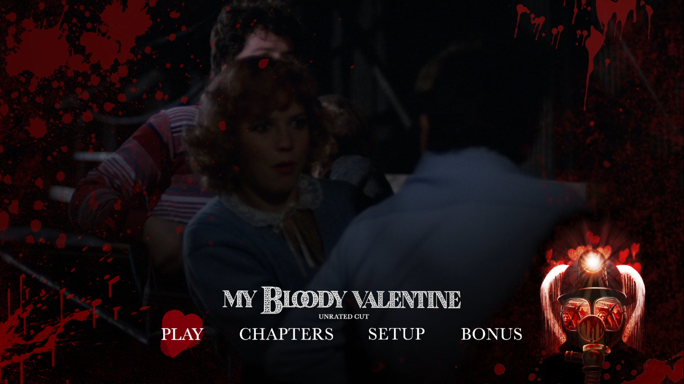 My Bloody Valentine Unrated Cut Blu-ray menu