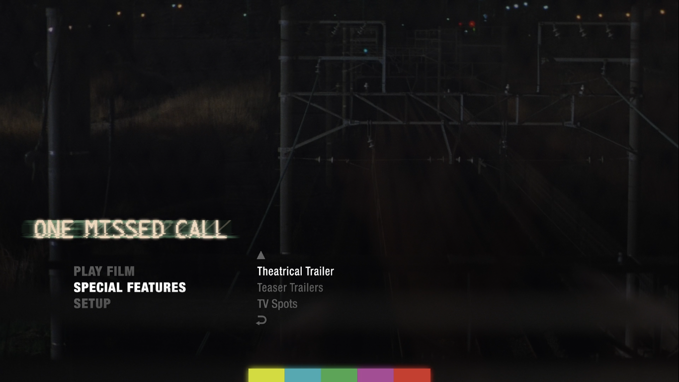 One Missed Call extras menu 3