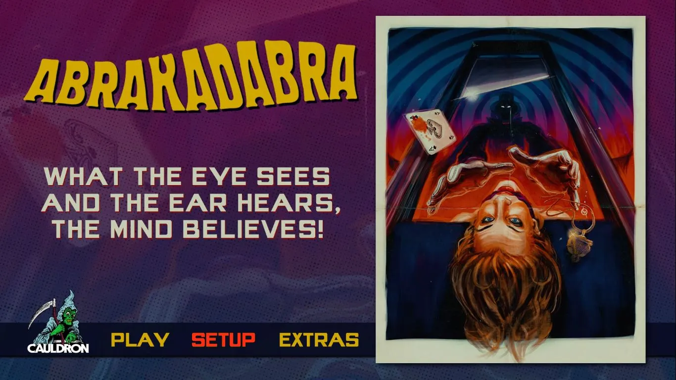 Abrakadabra Blu-ray menu