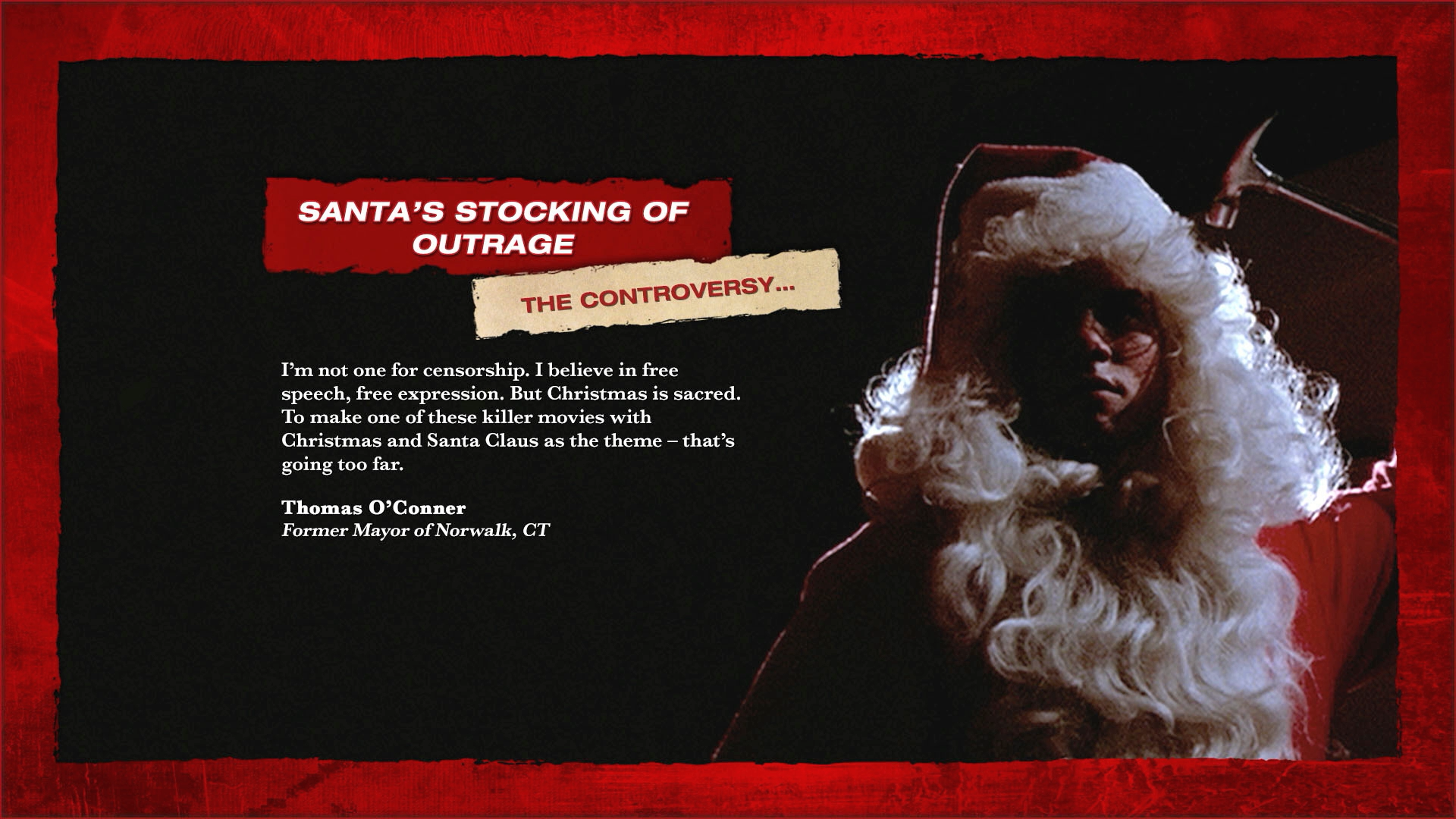 Silent Night, Deadly Night Santa's Stocking of Outrage