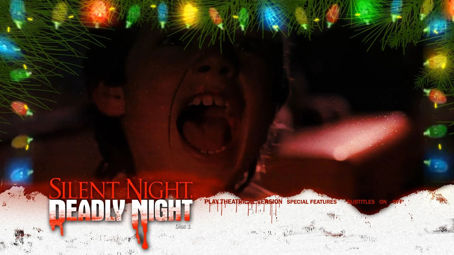 Silent Night, Deadly Night theatrical Blu-ray menu