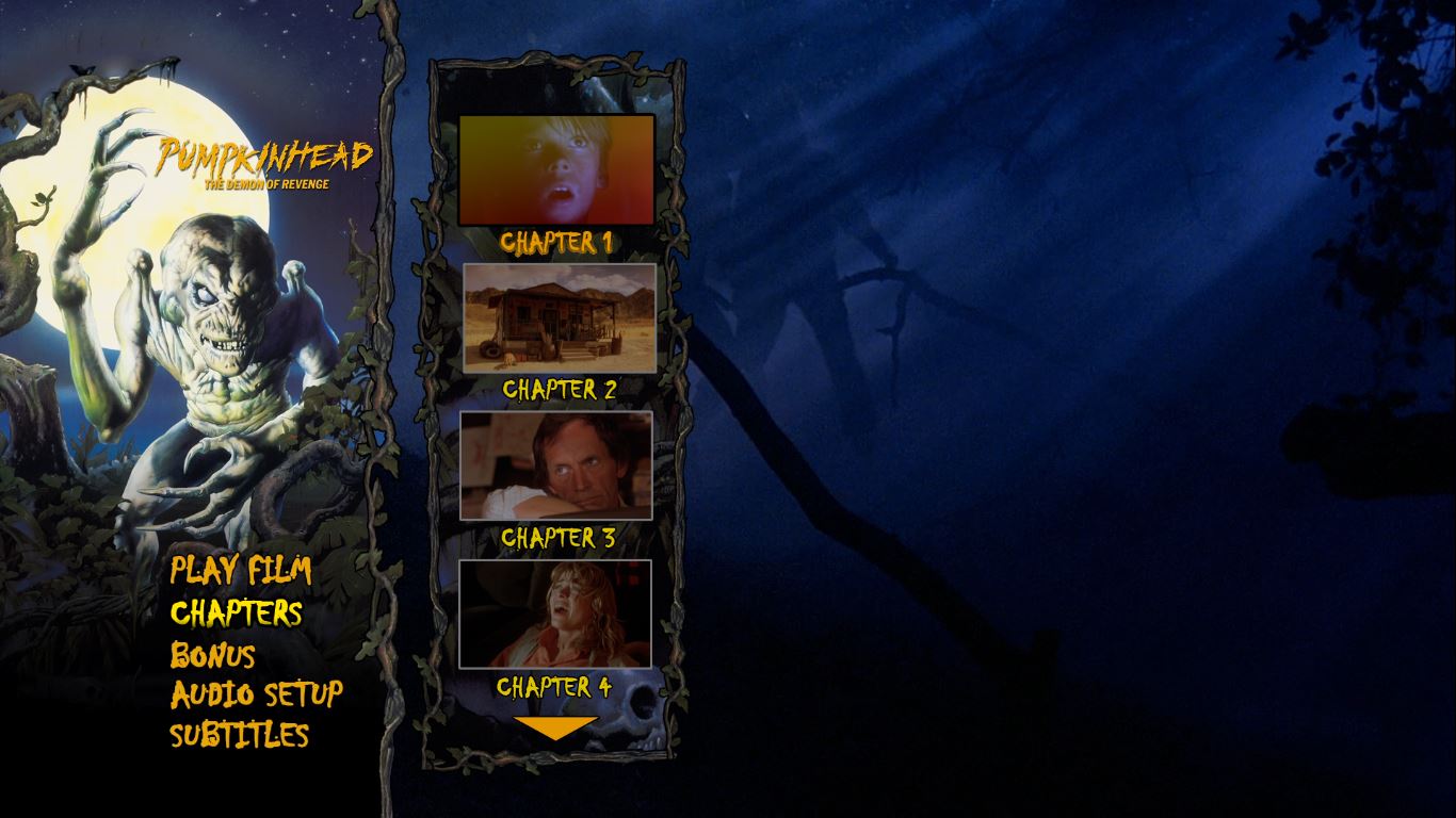 Pumpkinhead scene select menu