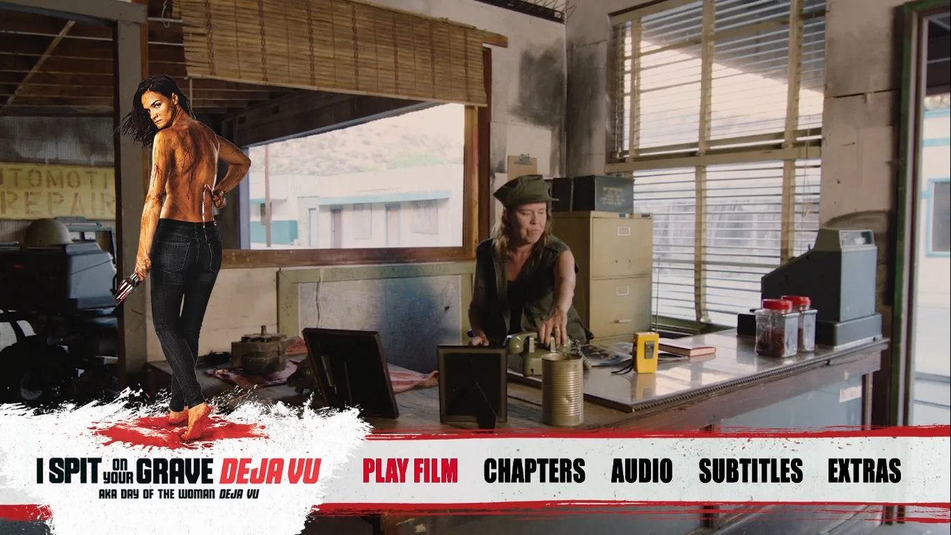 I Spit On Your Grave Deja Vu Blu-ray menu