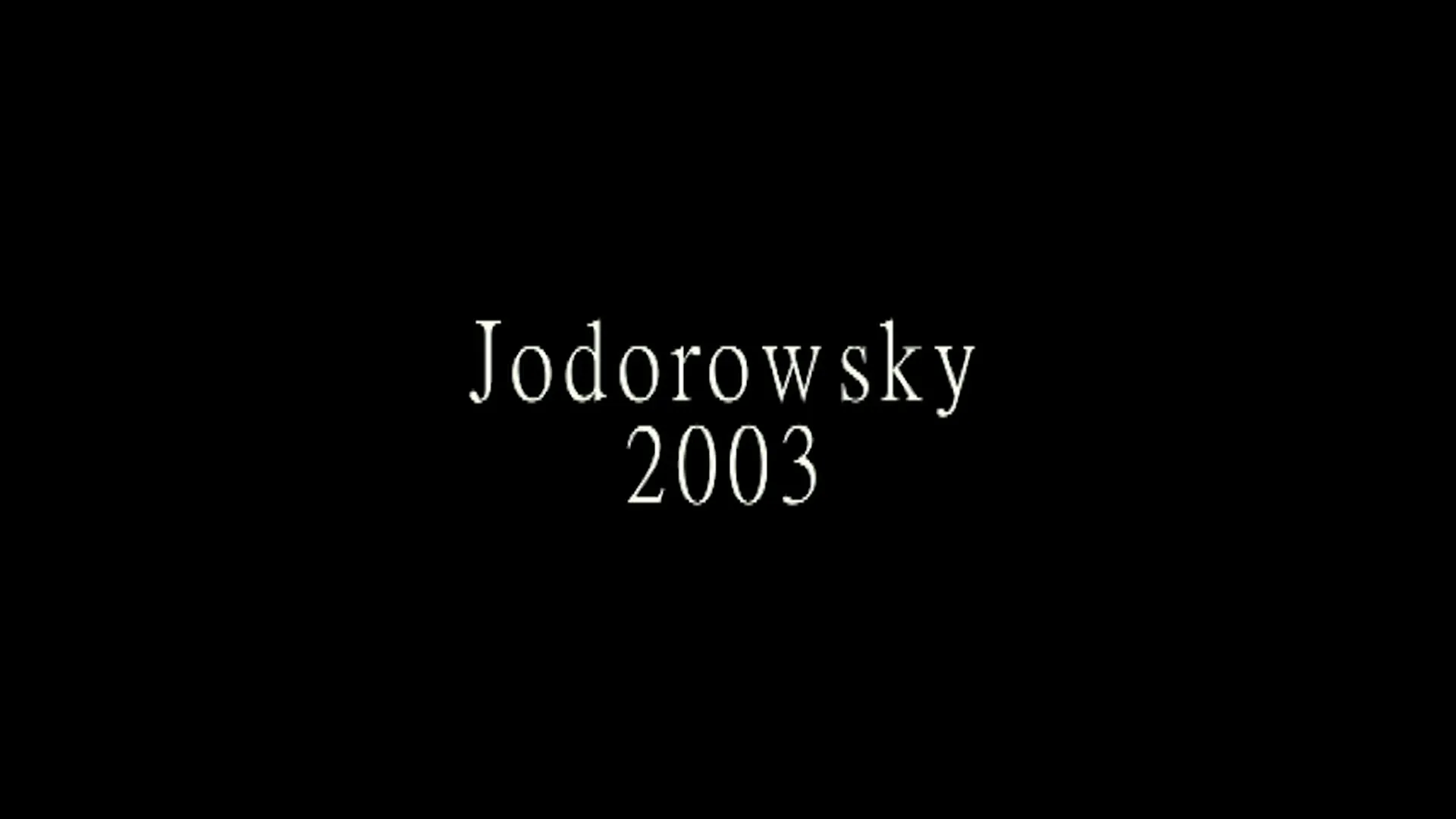 Santa Sangre 4K Jodorowsky 2003 interview