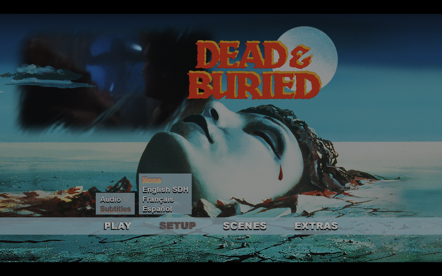 Dead & Buried 4K UHD subtitles menu