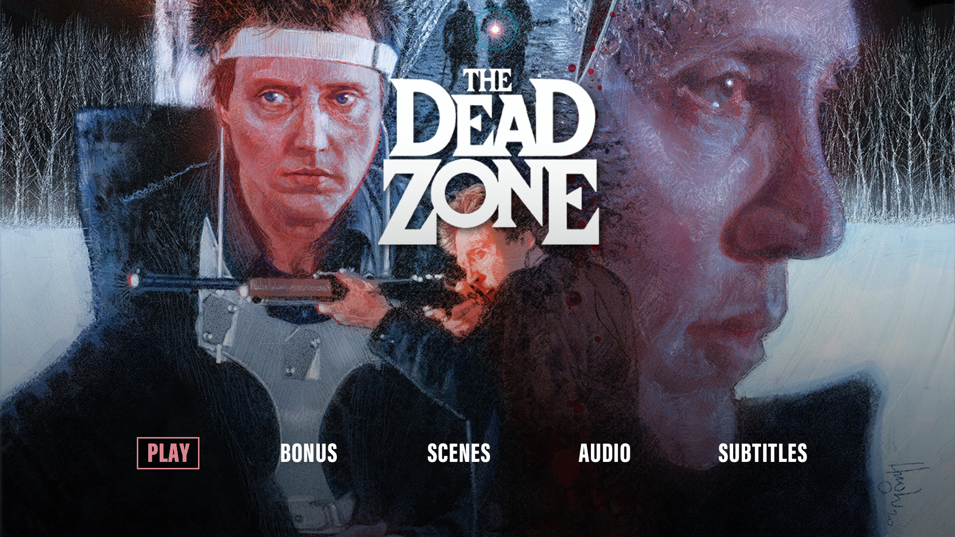 The Dead Zone Blu-ray menu