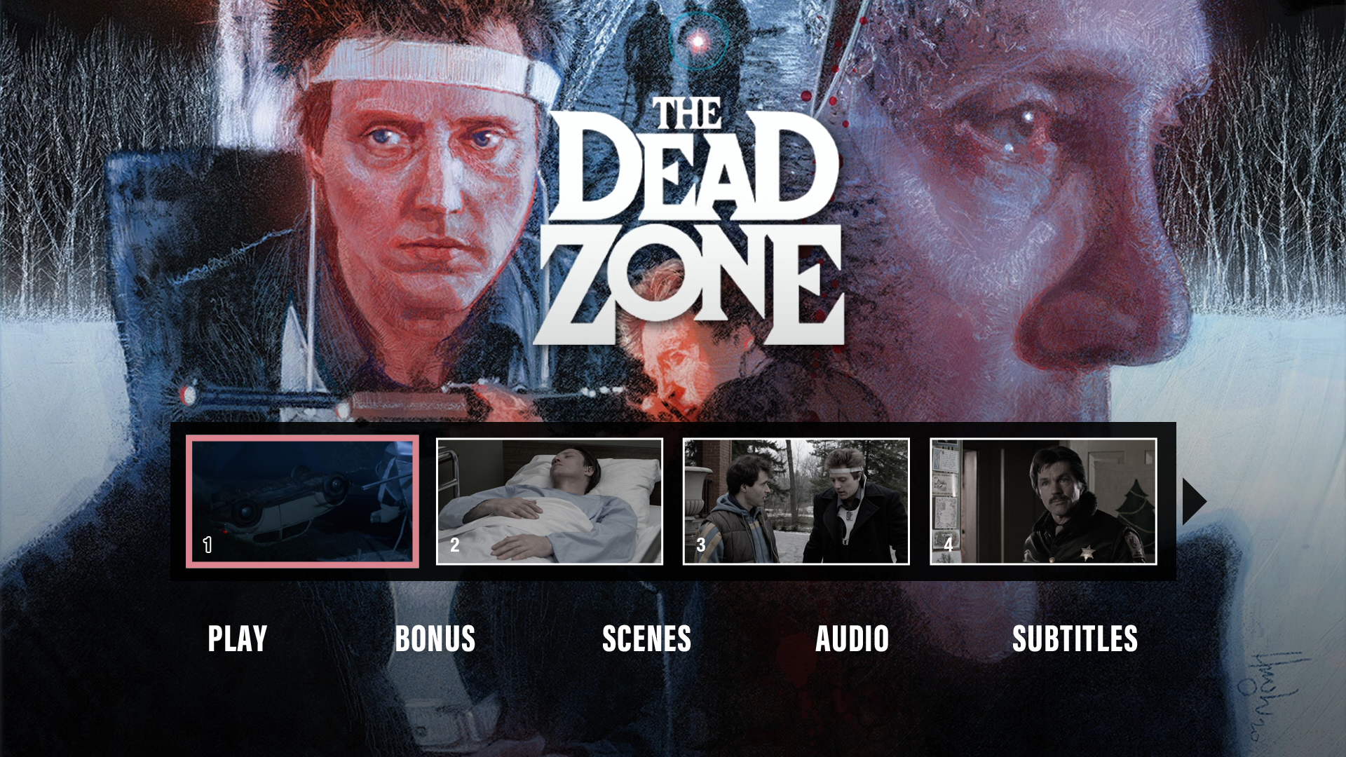 The Dead Zone scene select menu