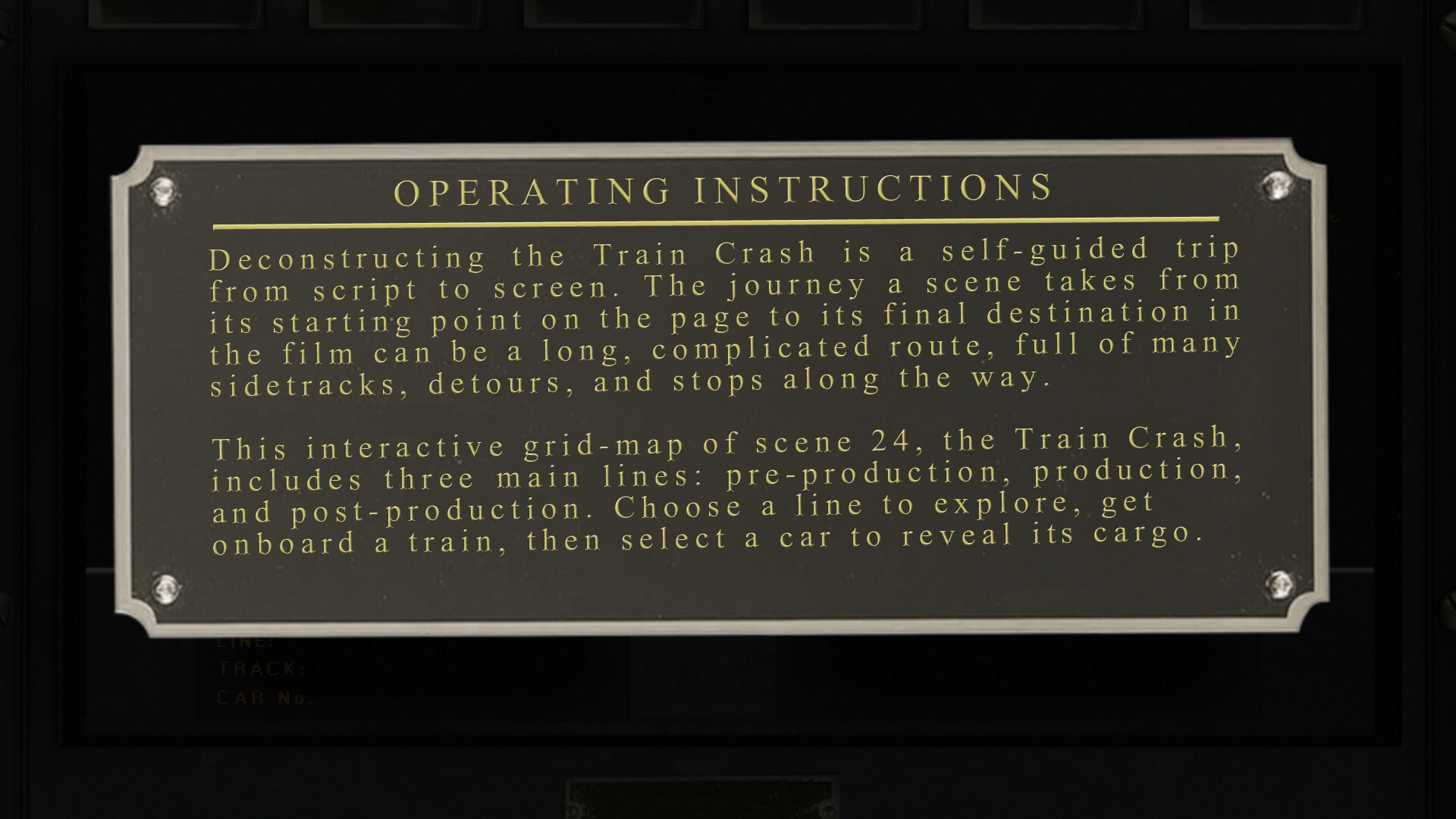 Deconstructing the Train Crash