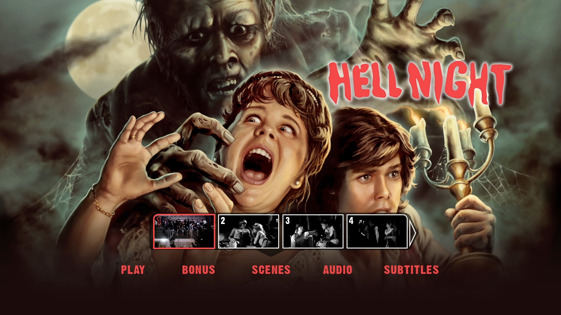 Hell Night scene select menu