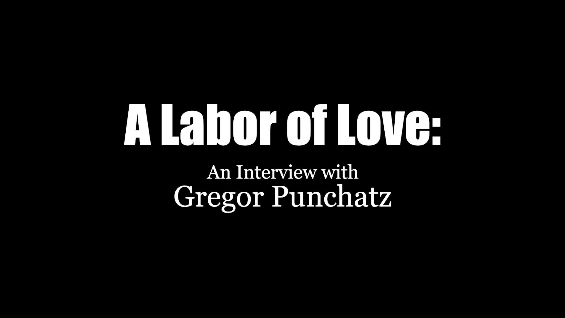 Through the Fire Gregor Punchatz interview