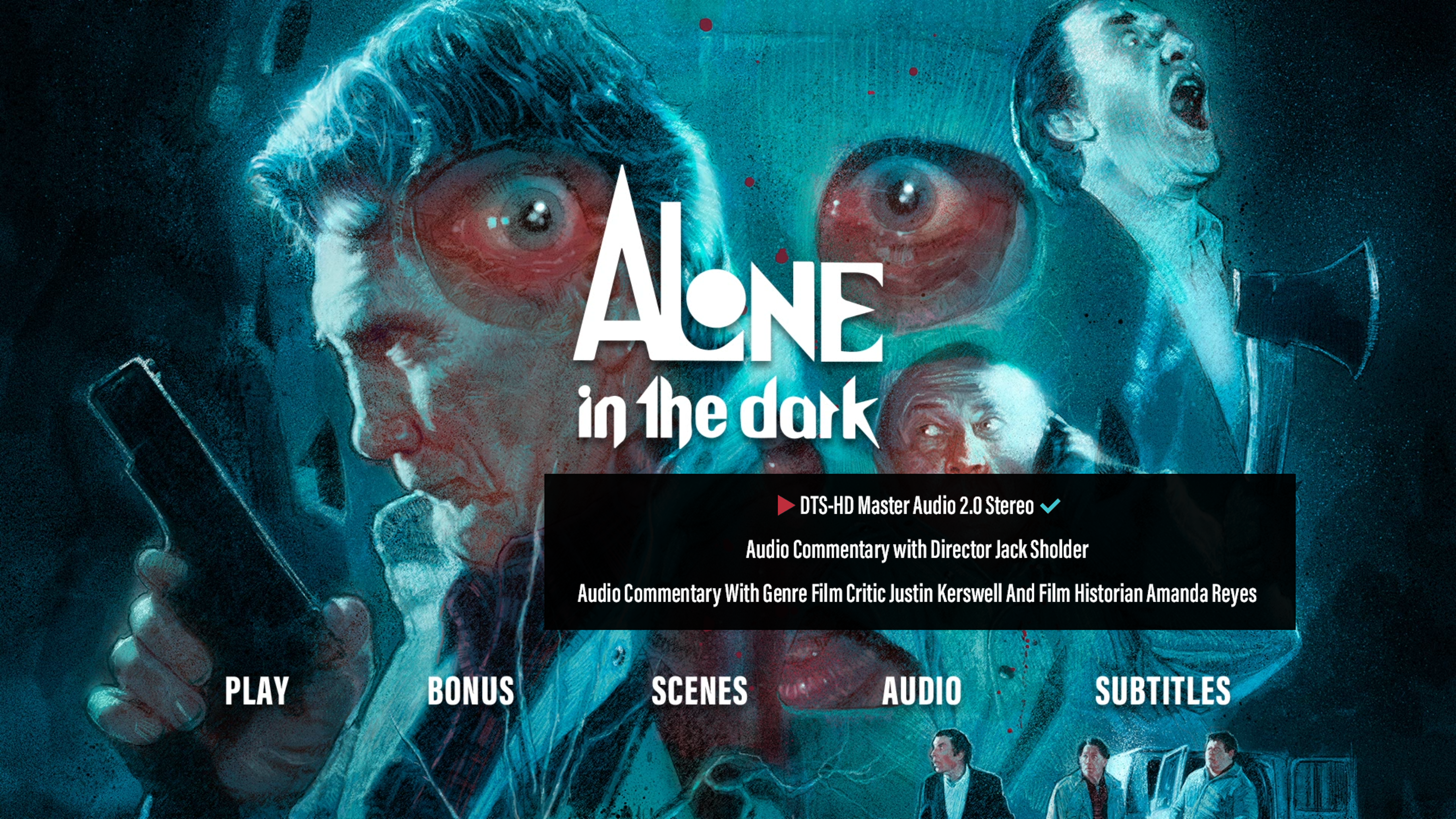 Alone in the Dark audio menu