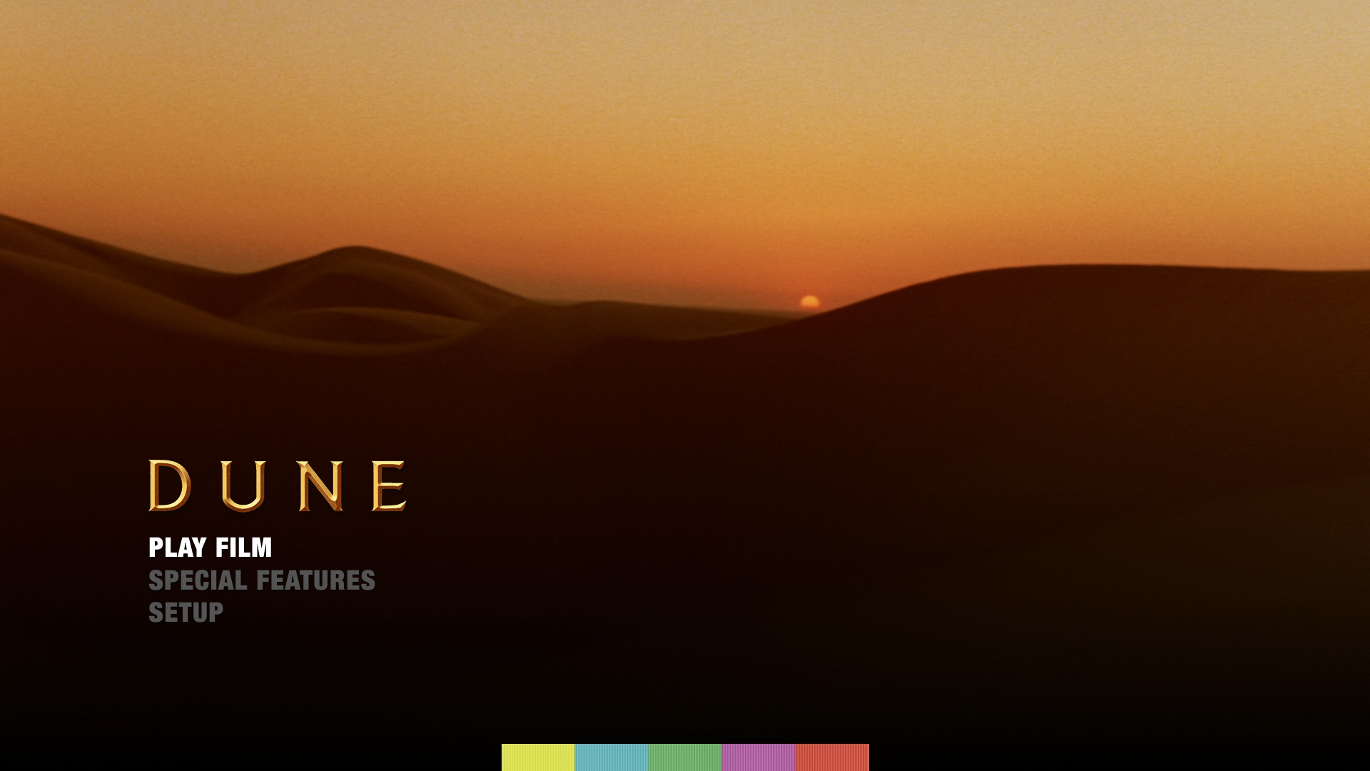 Dune 4K UHD menu