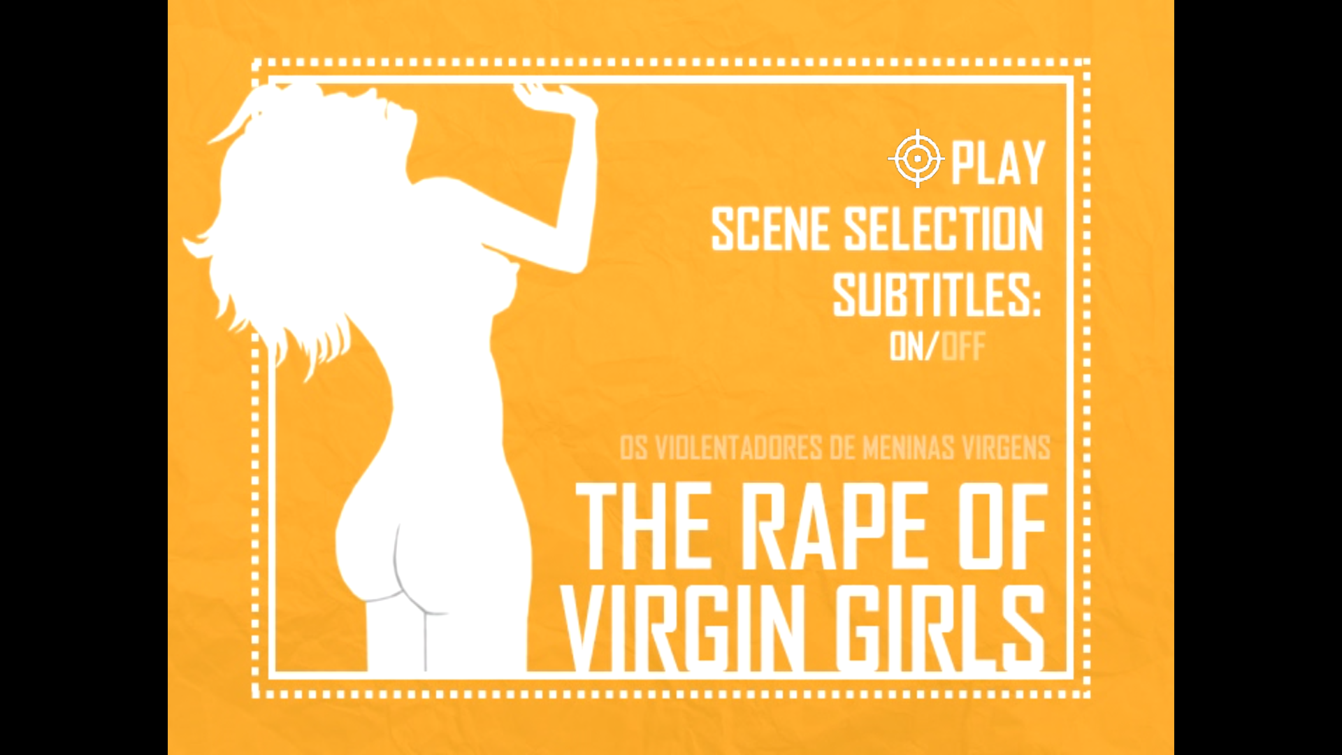 The Rape of Virgin Girls DVD menu