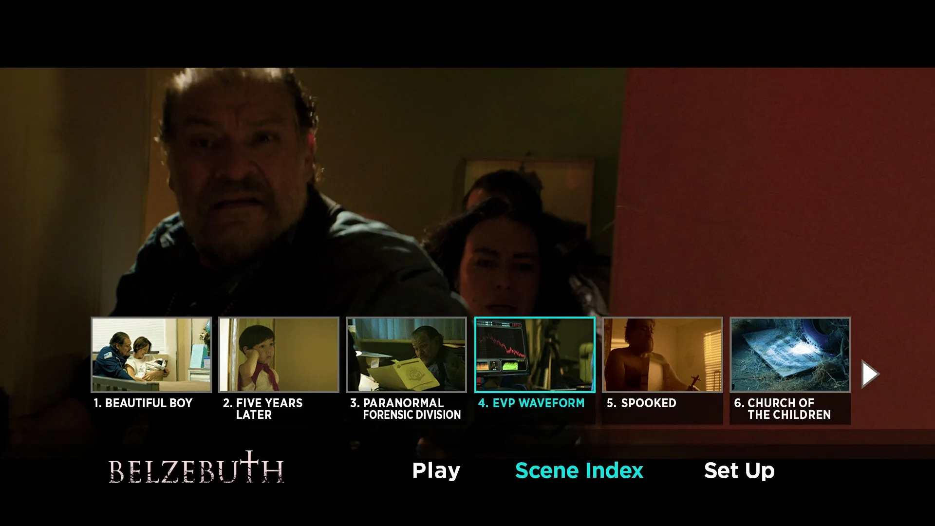 Belzebuth Blu-ray Scenes Menu