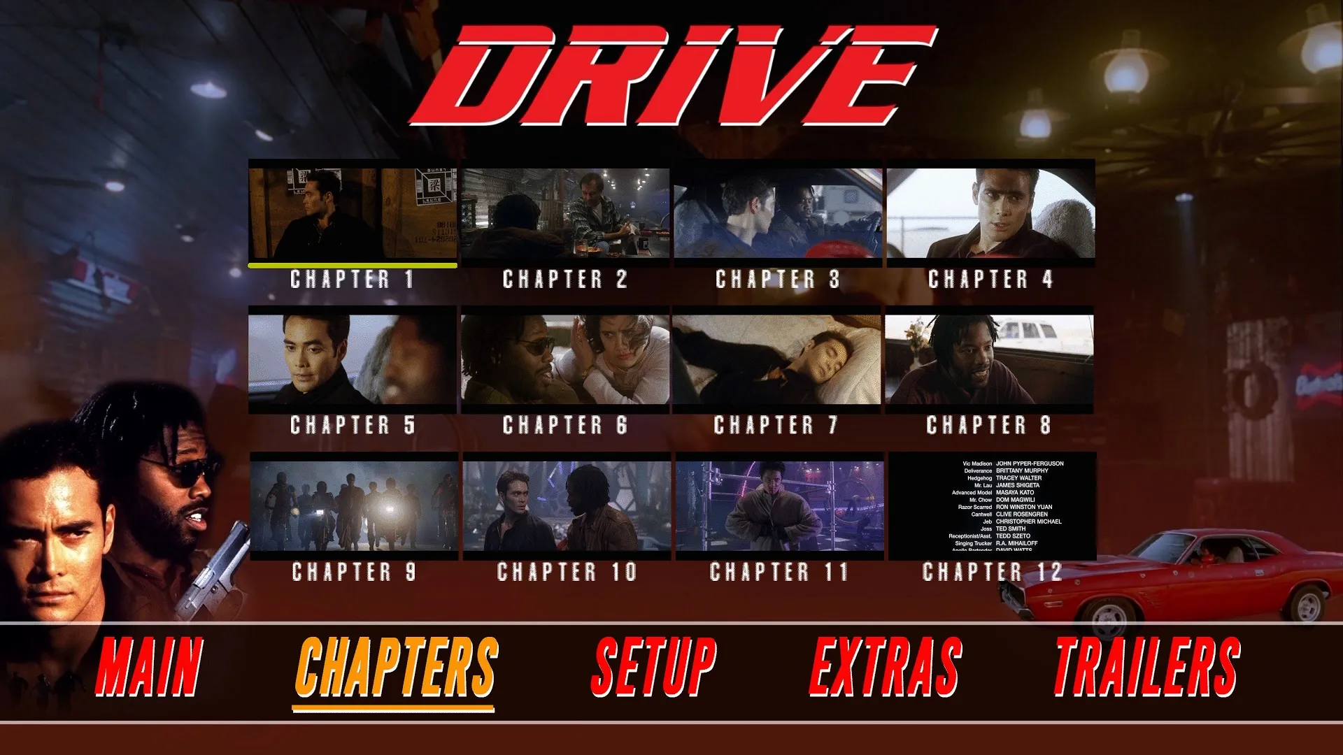 Drive Blu-ray Chapters Menu