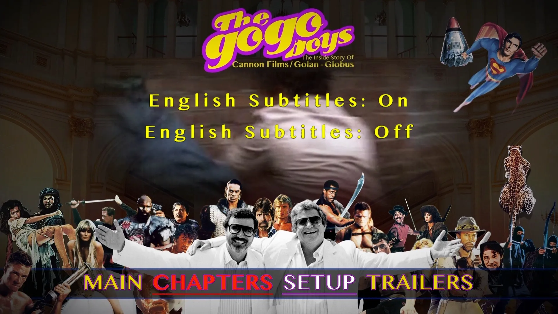 The Go-Go Boys Blu-ray Setup Menu