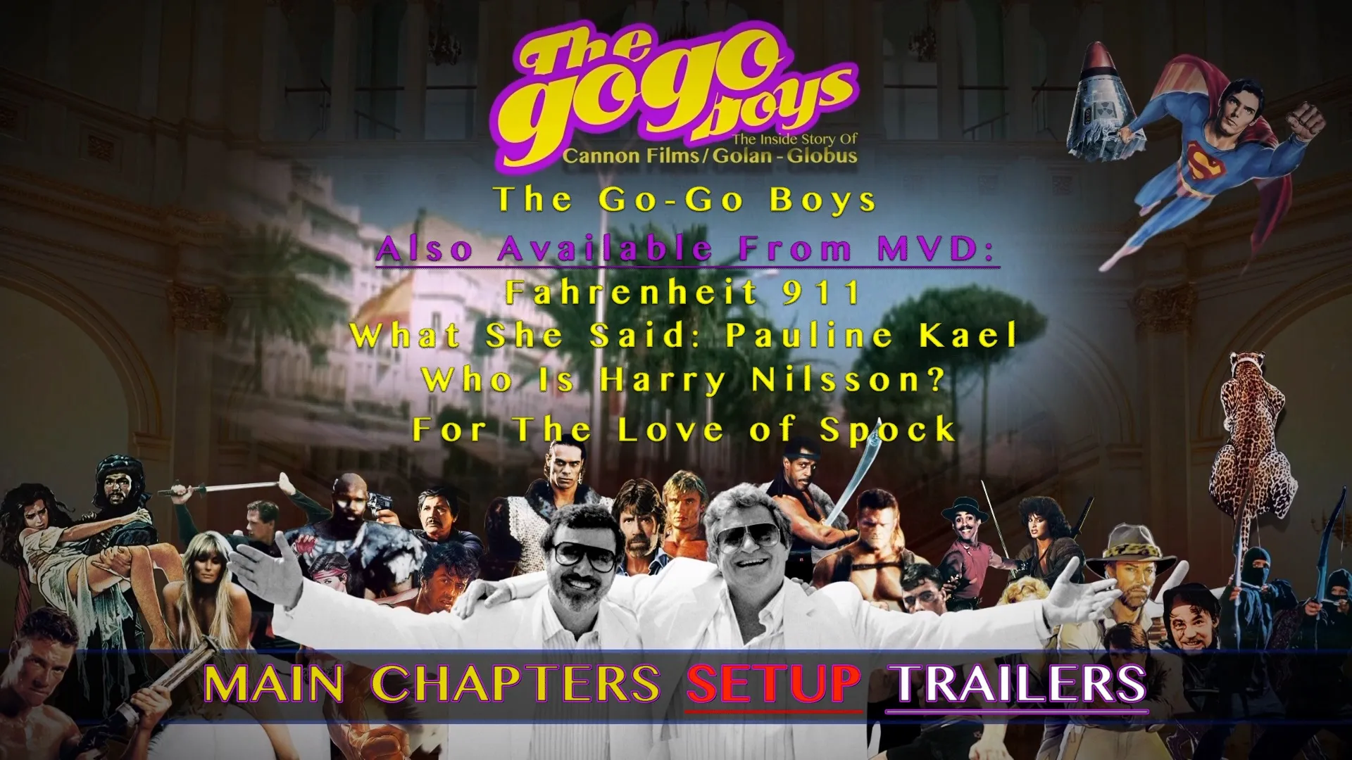 The Go-Go Boys Blu-ray Trailers Menu