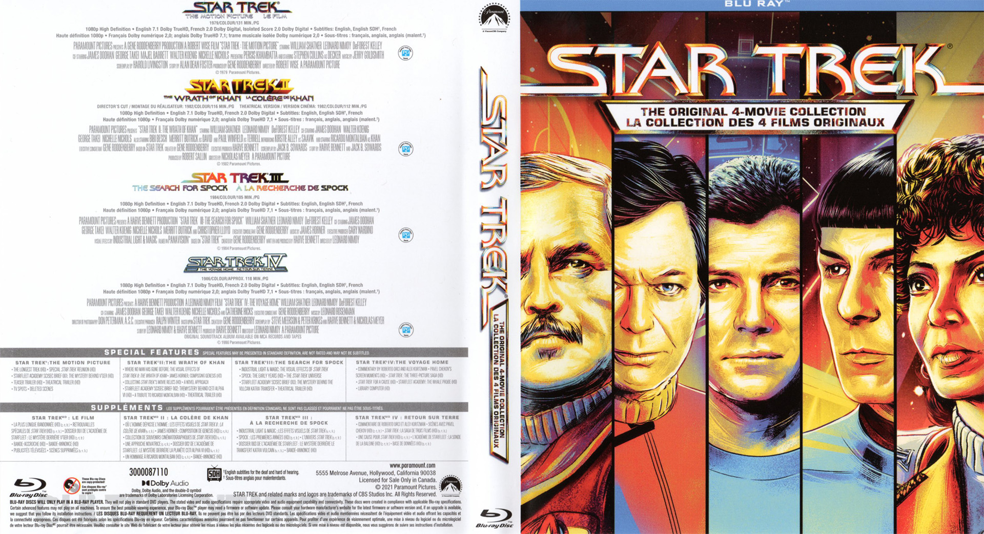 Star Trek: The Motion Picture Blu-ray Sleeve