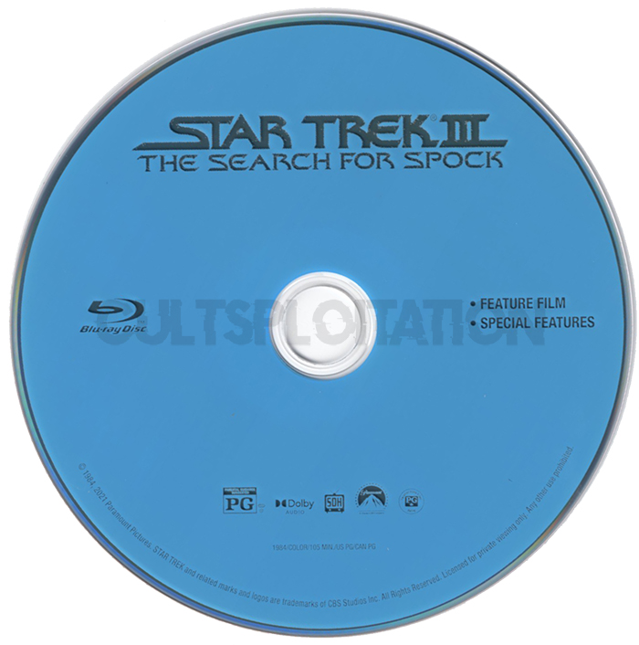 Star Trek III: The Search for Spock Blu-ray Disc
