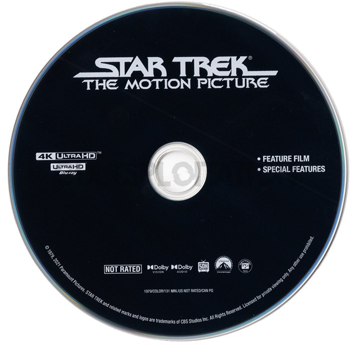 Star Trek: The Motion Picture 4K UHD Disc