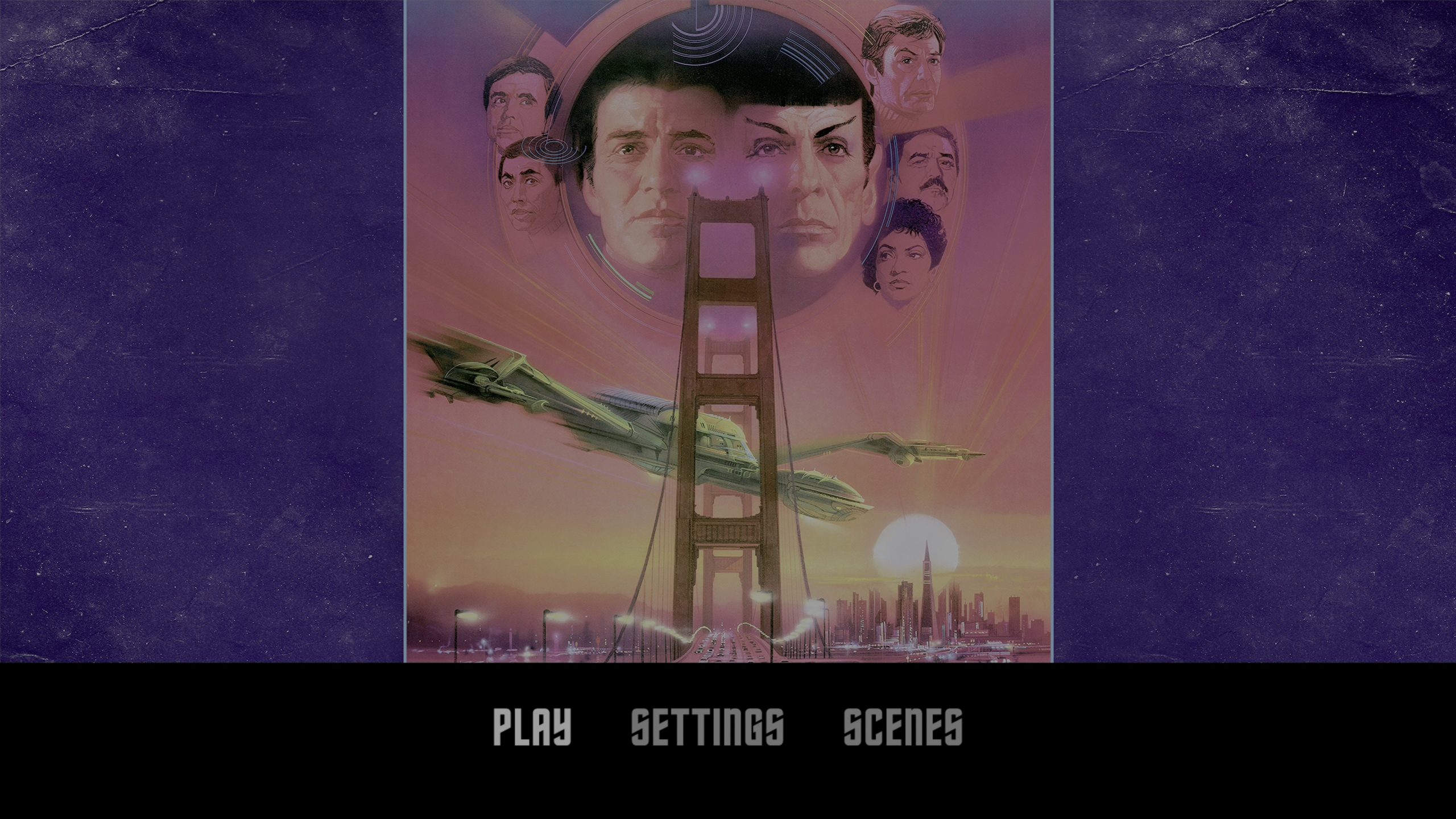 Star Trek IV: The Voyage Home 4K UHD Menu