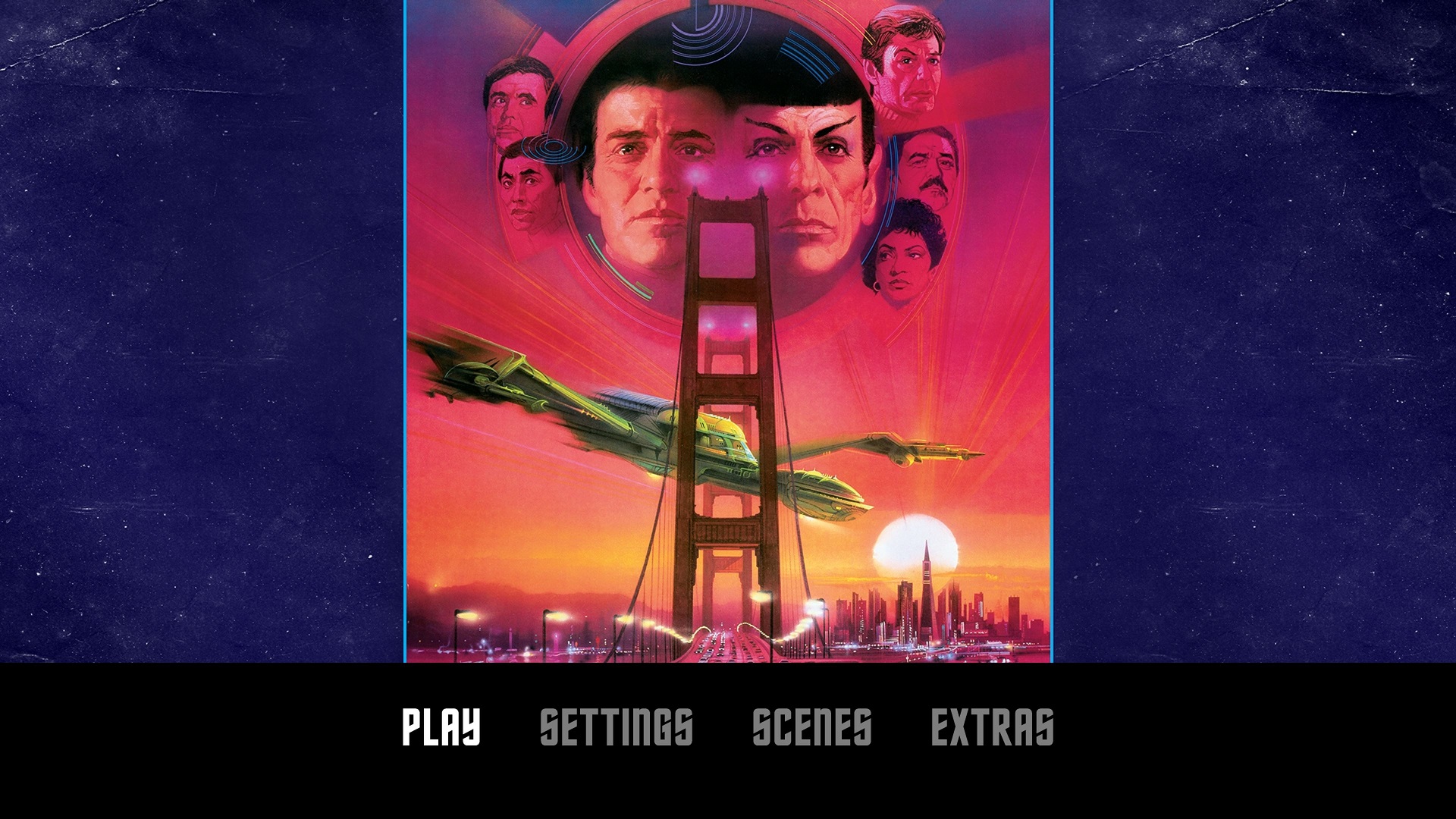 Star Trek IV: The Voyage Home Blu-ray Menu