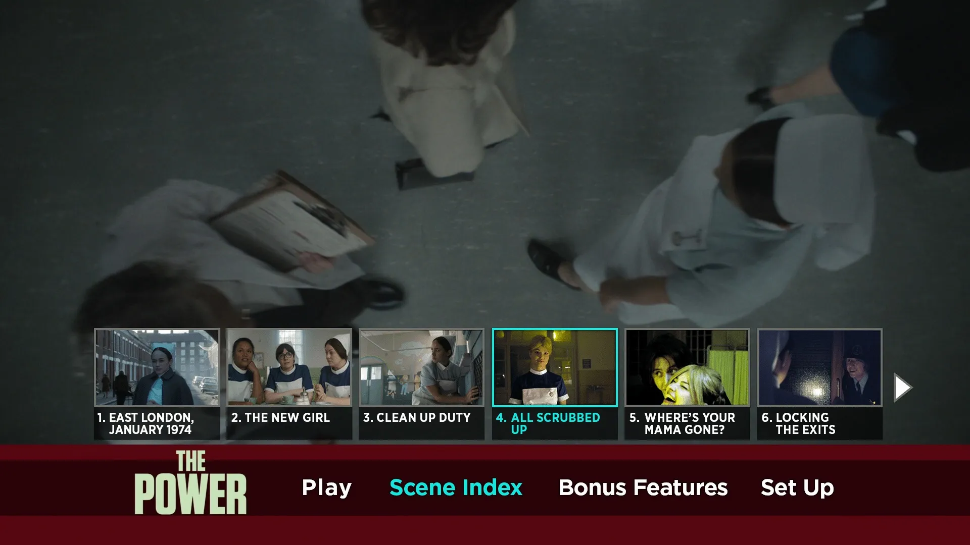 The Power Blu-ray Scenes Menu