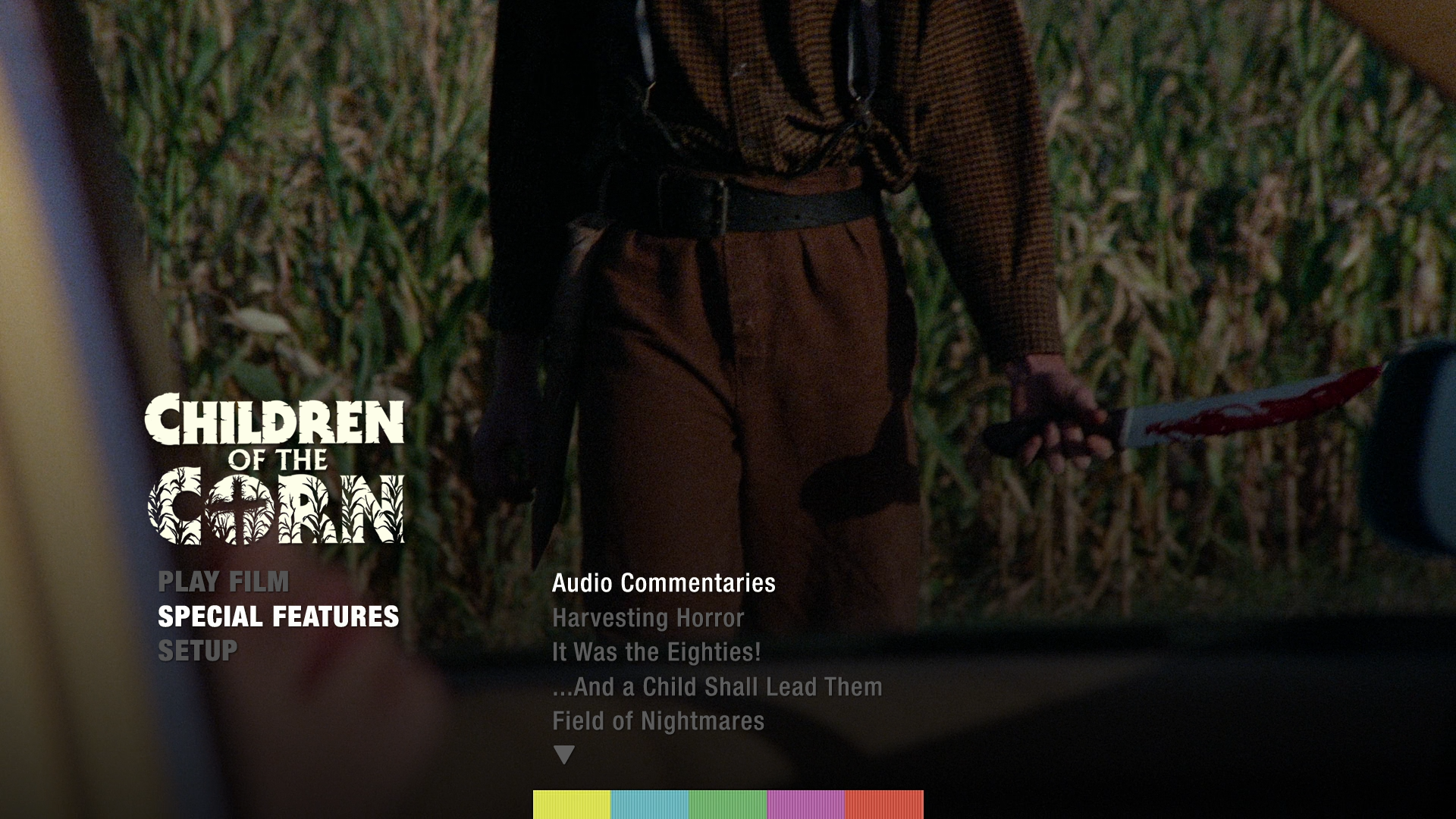 Children of the Corn 4K extras menu 1