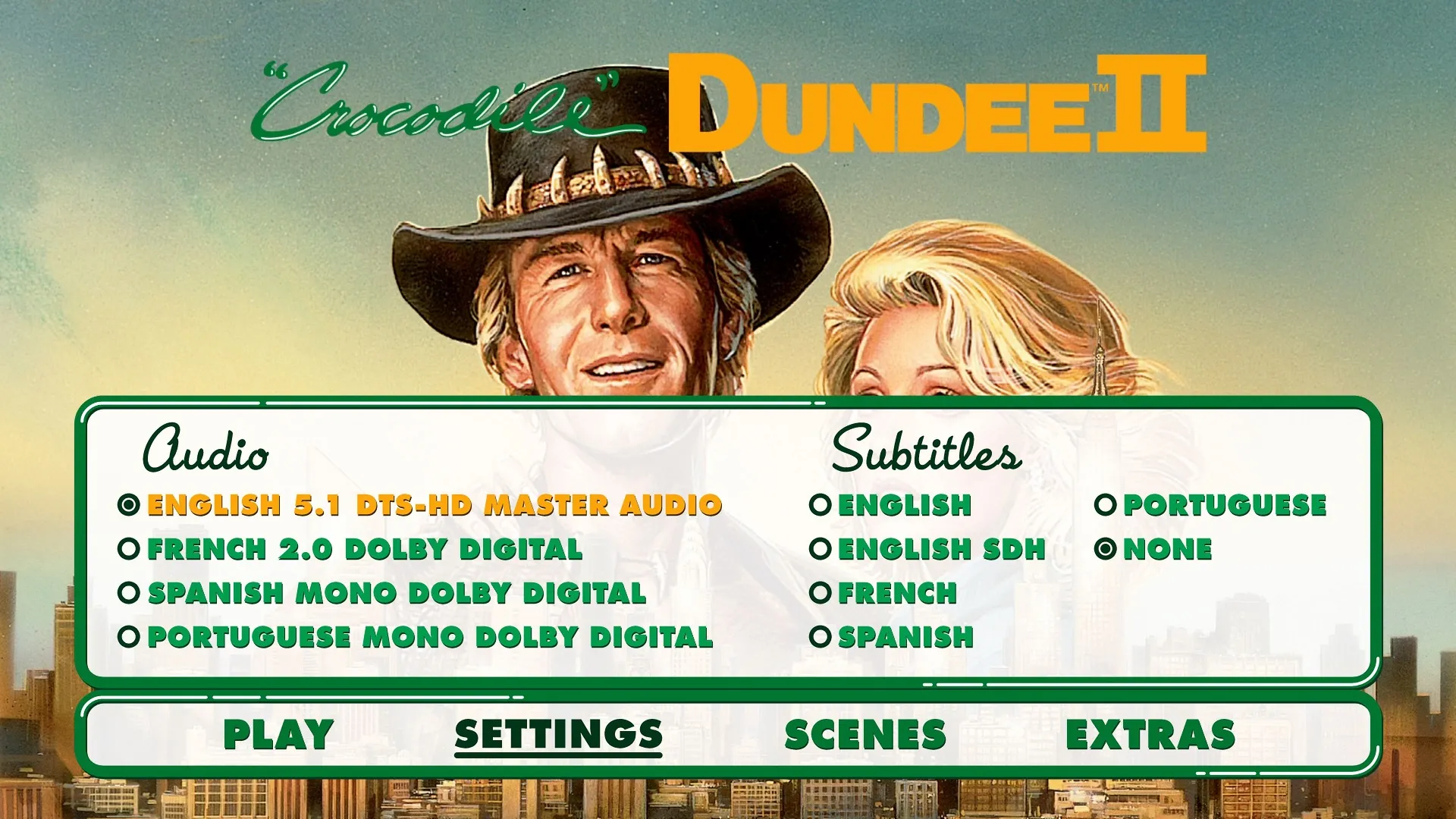 Crocodile Dundee II Bluray Screenshots (Paramount Pictures Crocodile