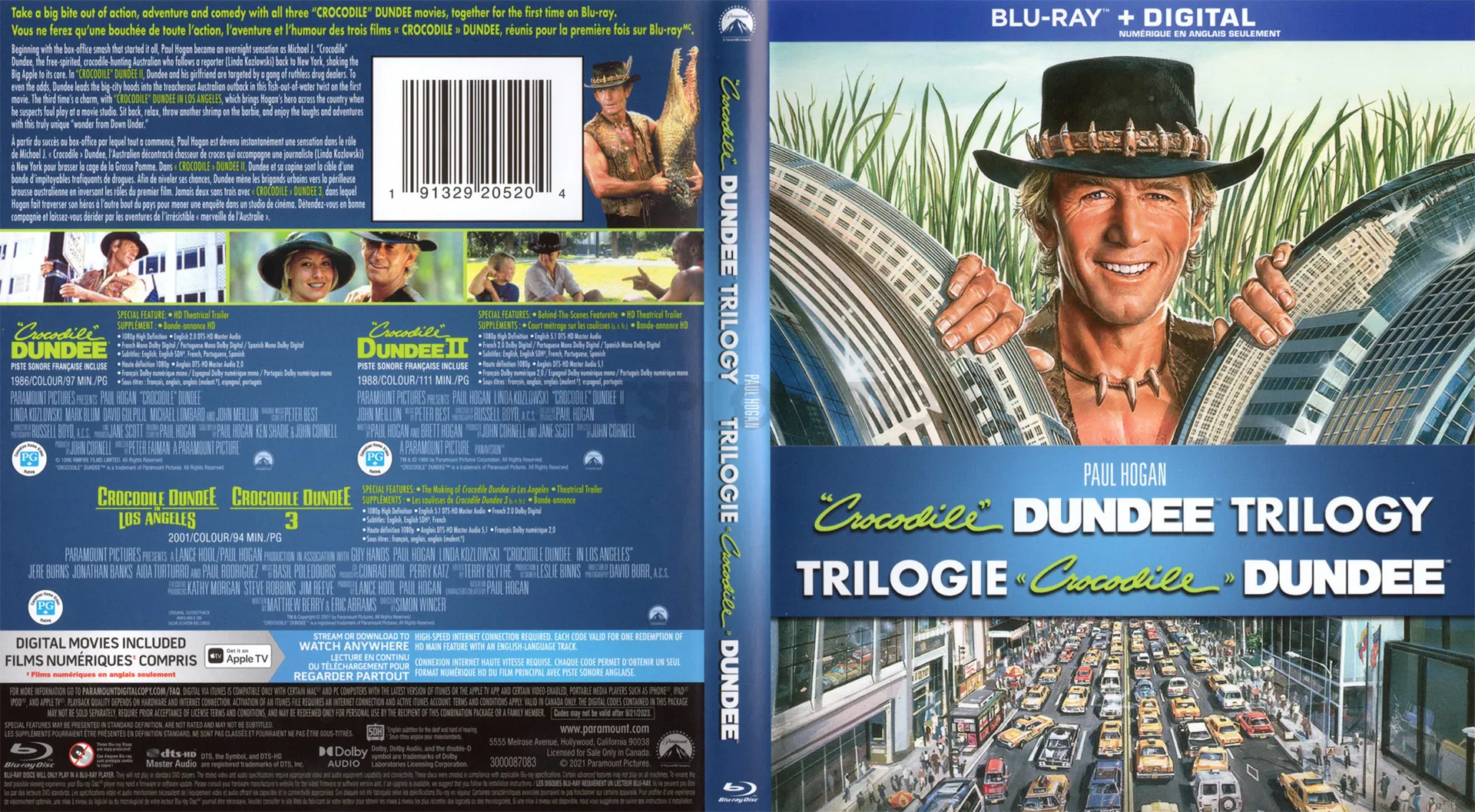 Crocodile Dundee II Bluray Screenshots (Paramount Pictures Crocodile