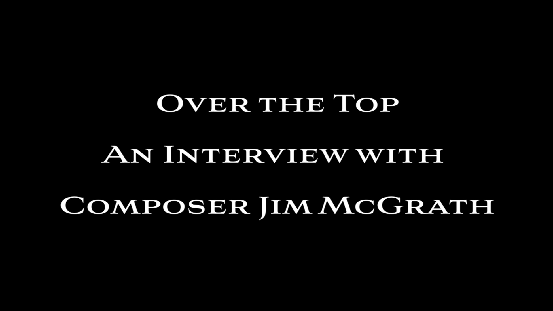 Resurrection Jim McGrath interview