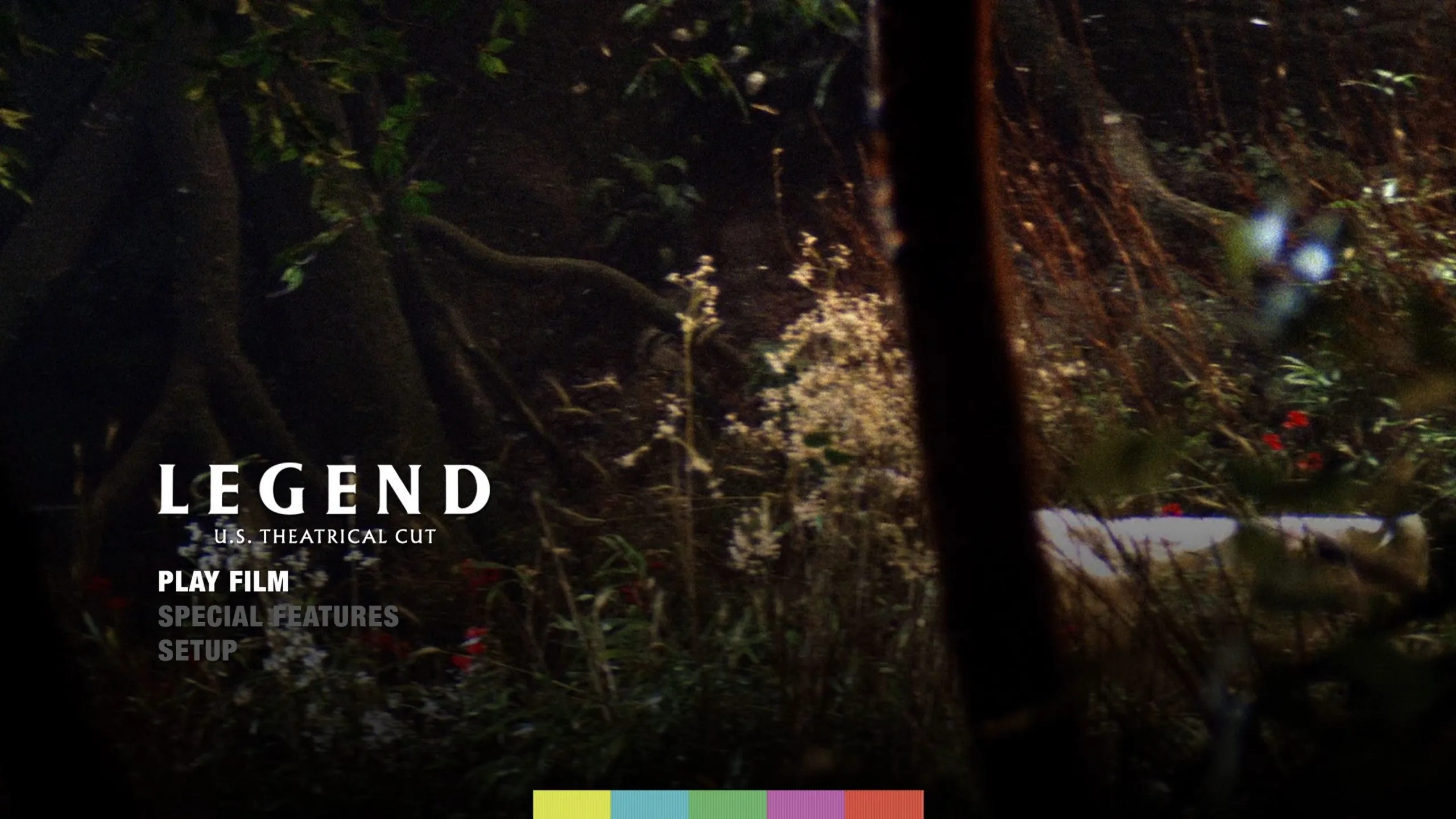 Legend Theatrical Cut Blu-ray Menu