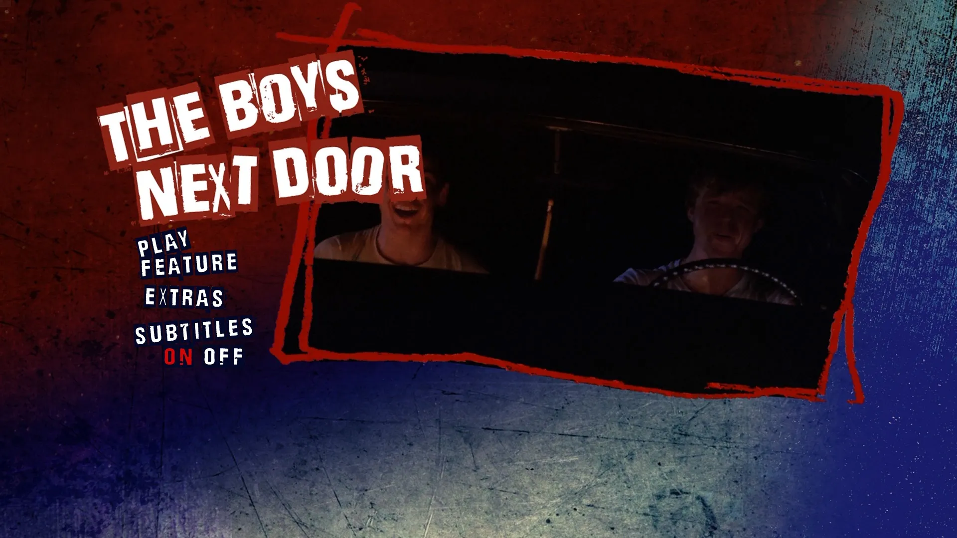 The Boys Next Door Blu-ray Menu