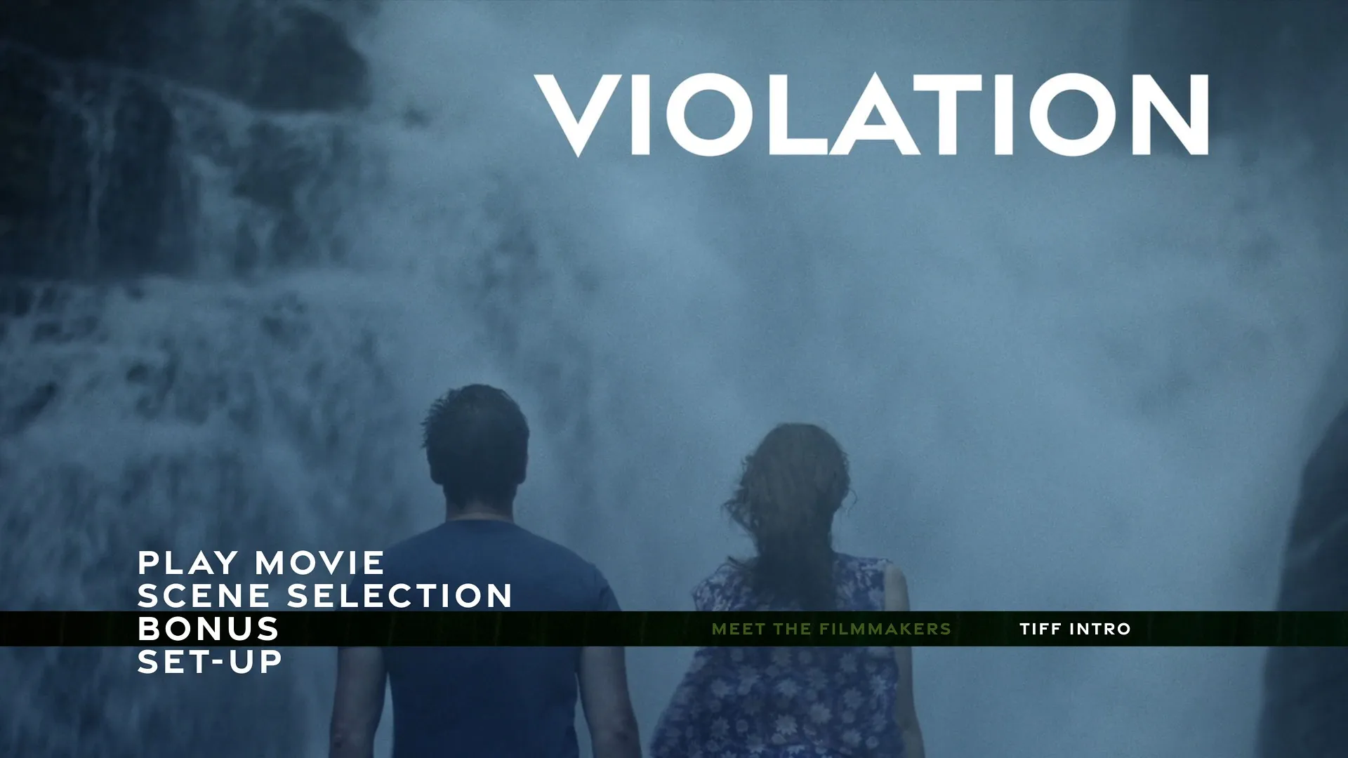 Violation Blu-ray Extras Menu