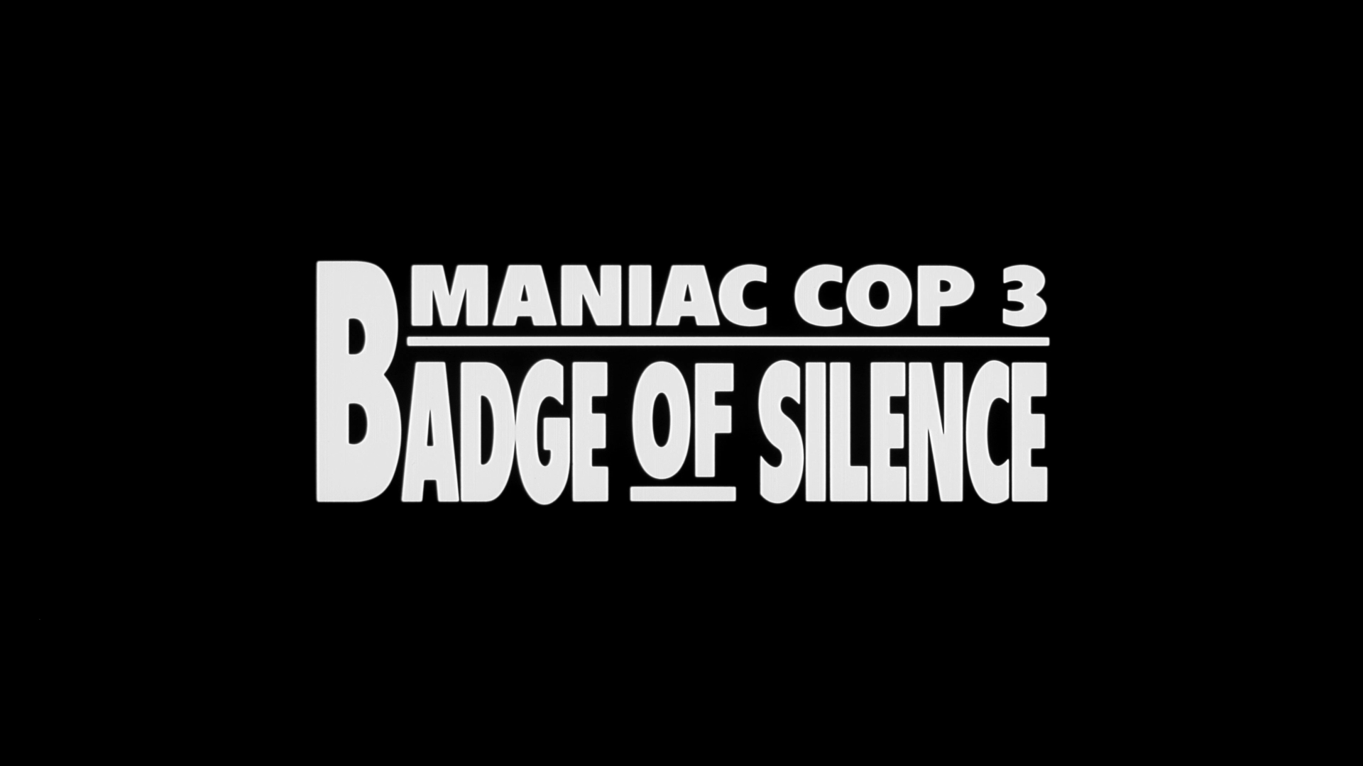 Maniac Cop 3 Blu-ray cap 1