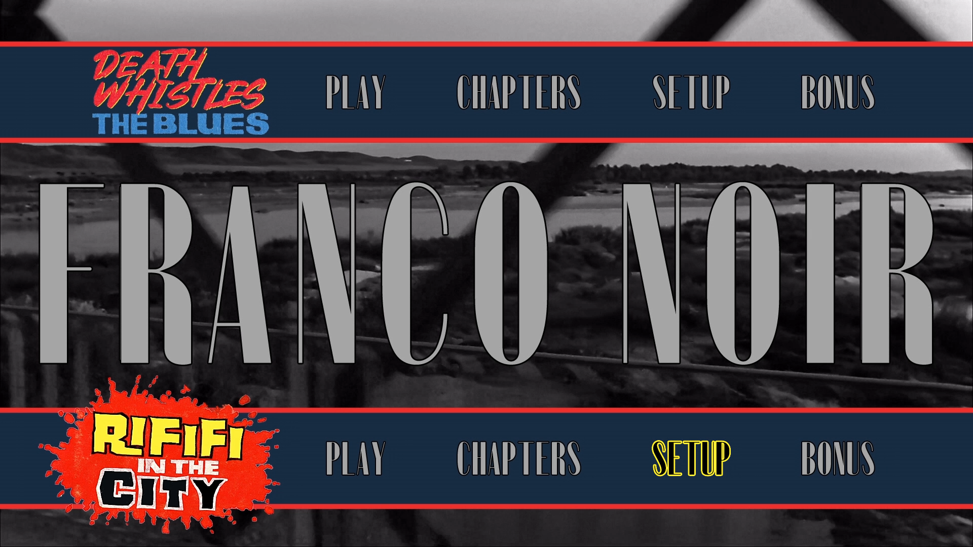 Franco Noir Blu-ray menu