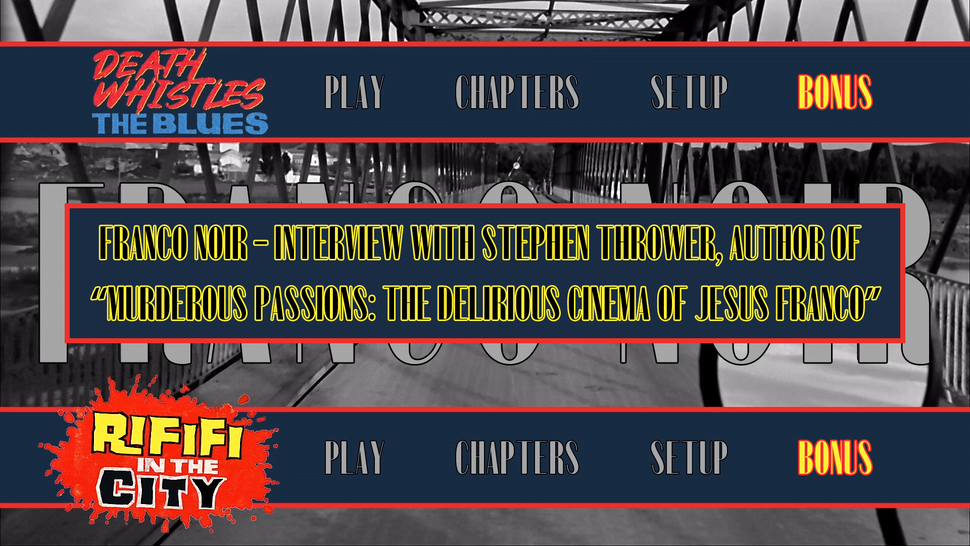 Franco Noir extras menu