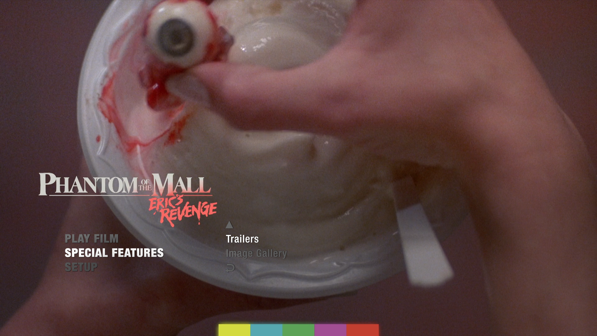 Phantom of the Mall theatrical cut extras menu 2