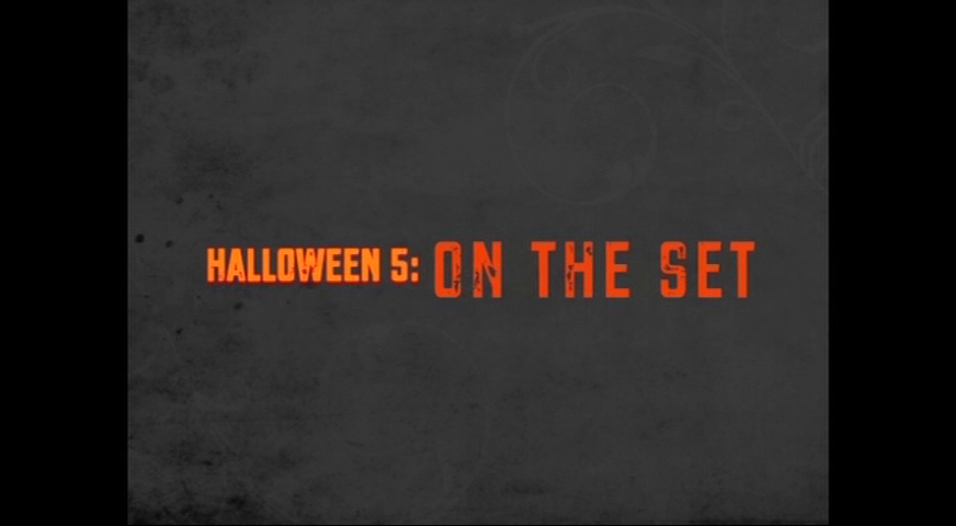 Halloween 5 On the Set featurette